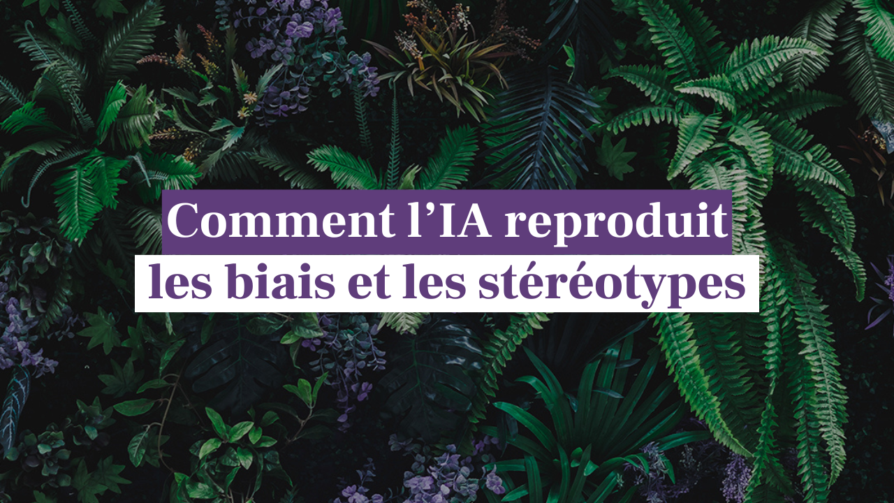 IA : biais et stéréotypes
